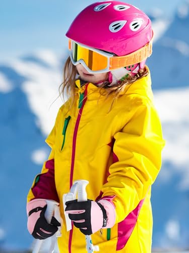 Image of Bencailor 3 Pairs Kids Ski Gloves Children Winter Gloves