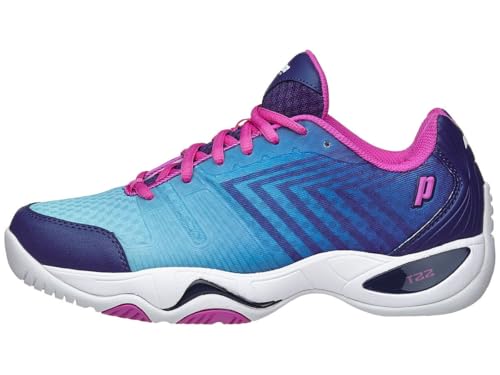Prince T22 Lite Ocean/White/Pink Women's Shoes2
