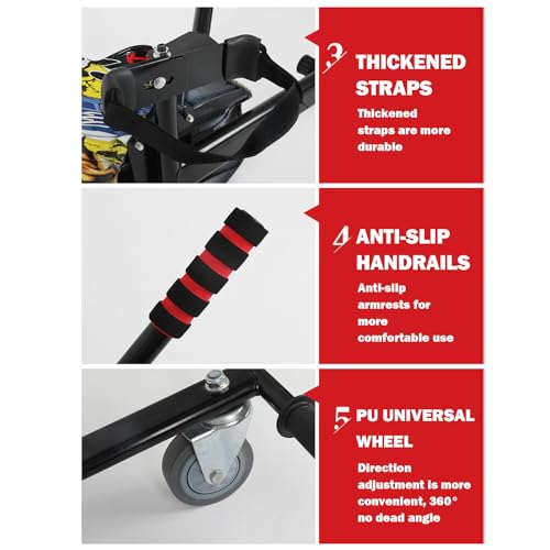 Asiento de Hoverboard de Longitud Ajustable y Estructura Resistente 5
