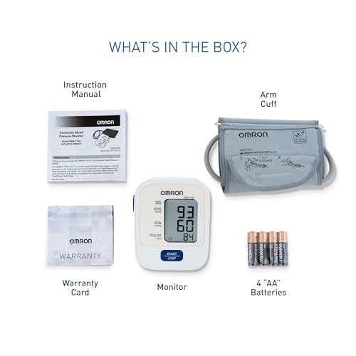Image of Omron HEM 7120 Fully Automatic Digital Blood Pressure Monitor With Intellisense Technology For Most Accurate Measurement - Arm Circumference (22-32Cm)
