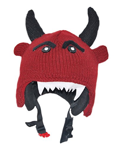 PINK YAK Funda Casco Esquí Diablito