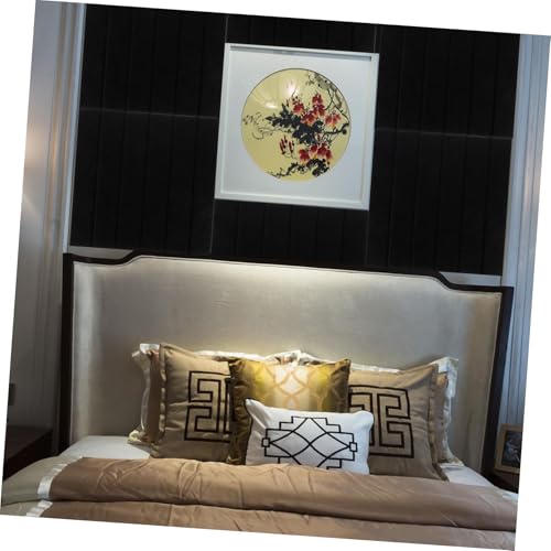 Yardwe 6PCS Paneles Acústicos de Montaje en Pared Ligero de Fibra de Poliéster para Absorción de Sonido en Habitaciones, Oficinas y Escuelas con Diseño de Rayas Verticales para Mejorar el Rendimiento Acústico miniatura 6