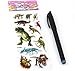 Dinosaur Stickers 3D Puffy Stickers(200+ pcs) Jurassic Dinosaur Tyrannosaurus Rex Stickers 14 Sheets Kids,Craft Scrapbooking for Decorative Sticker Decoration for Calendars, Arts Stickers