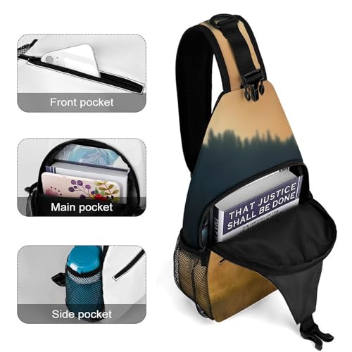 Mochila cruzada tipo sling para hombre y mujer miniatura 4