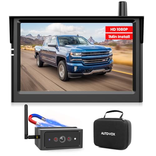 AUTO-VOX CAM1PRO Caméra De Recul Universelle HD - Vision Nocturne Couleur, IP69 Étanche - Pour Voiture, SUV, Camping-Car