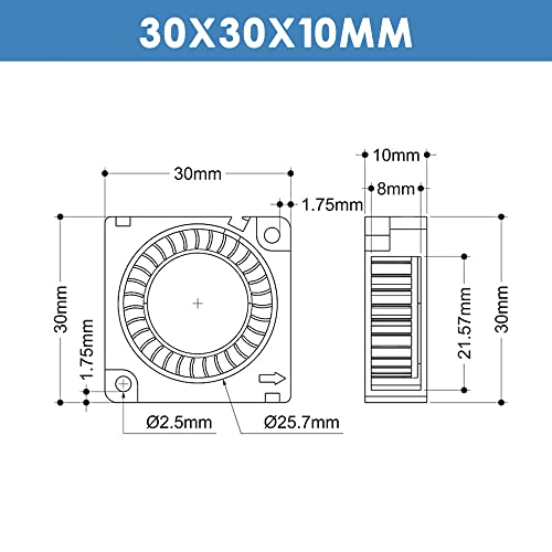 WINSINN - Ventola per ventilatore a ventola, 30