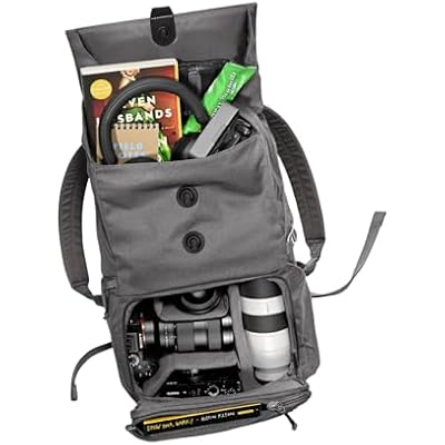 BREVITE - The Runner - Compact Camera Backpacks for Photographers - A Minimalist & Travel-friendly Photography Backpack Compatible With Both Laptop & DSLR Accessories 18L (Charcoal Gray)