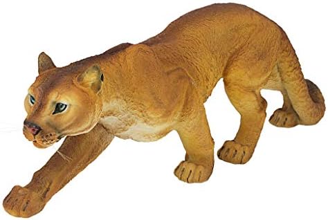 Design Toscano JQ5745 Prowling American Mountain Cougar Garden Statue, 22 Inch, Full Color