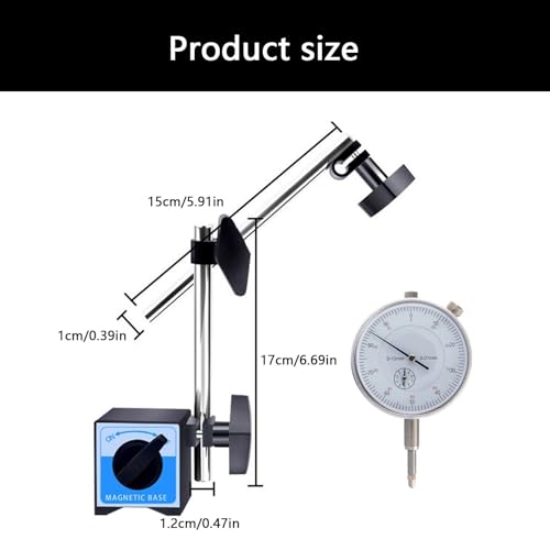 Support de micromètre magnétique avec fixation universelle double axe - 6