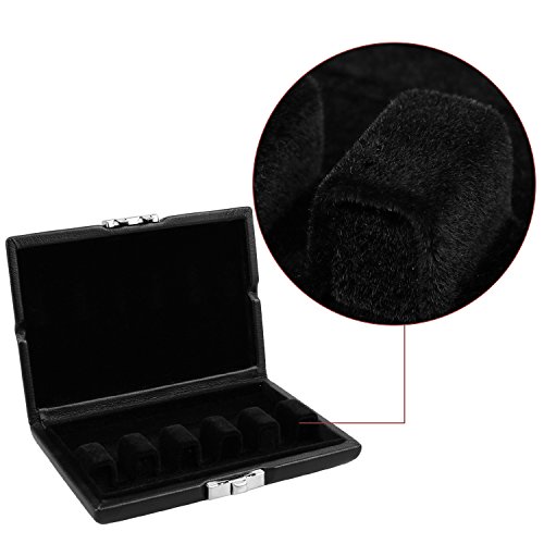 Black Wooden Pu Leather Bassoon Reed Case Box Protector For 5Pcs Basson Reeds #TOP3