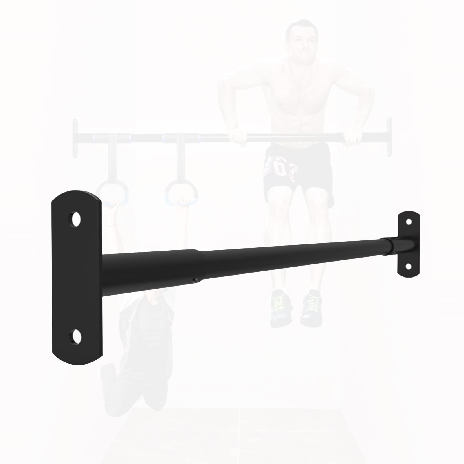 Adjustable Chin Up Bar Doorway Wall Mounted Pull Up Bar Heavy Duty Steel Indoor Pull Up Bar Strength