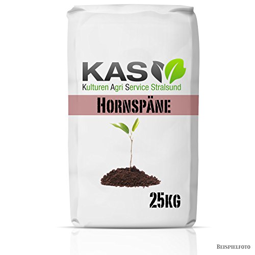Preisvergleich Produktbild KAS - Hornspäne Naturdünger Gartendünger mit Langzeitwirkung (25kg)