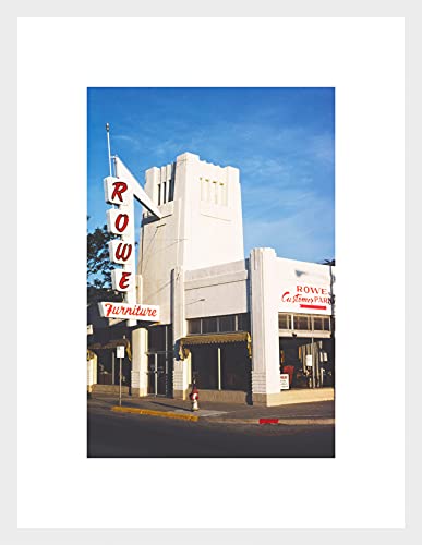 LIVESTOCK Classic Prints Gallery Vintage Wall Art Americana Decor Rowe Furniture in Billings Montana by Famed Photographer John Margolies, Roadside America Poster, Printed and Framed in The USA