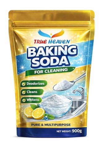 Image of White vinegar for cleaning purpose 1L | With Baking Soda Powder 900 gms | Distilled white cleaning vinegar and Baking Soda Combo Pack |All purpose cleaner For Home And Kitchen (8% Concentrated)