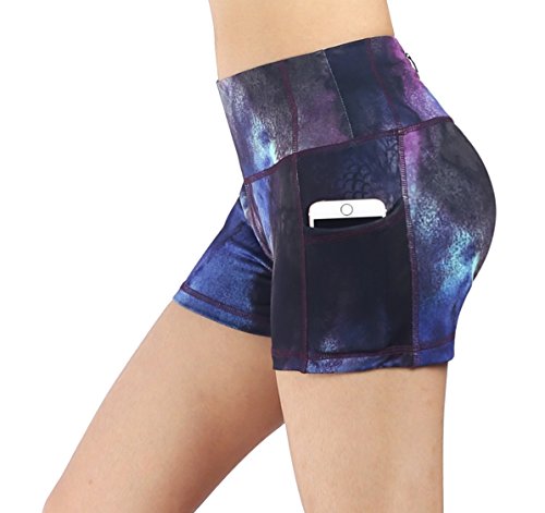 Sugar Pocket Yoga Shorts Women's Basic High Waisted Short XL