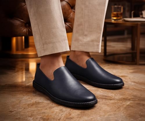 Image of Kraasa Men's Jutis Ethnic Casuals, Slip-on Closure, Stylish Loafers | Perfect for Formal Wear, Business and Parties