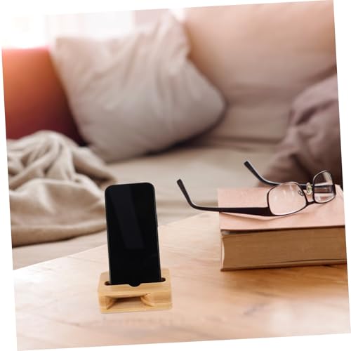 Amplificador de sonido de madera y soporte de móvil para ver vídeos en casa 6