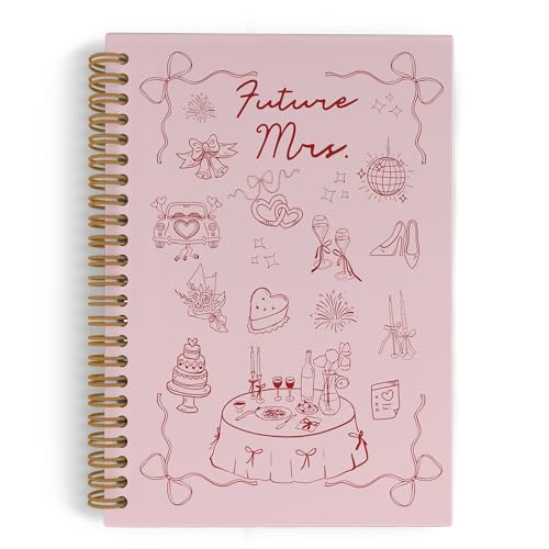 Carnet à spirale 574-book-SE-pinkmrs pour fournitures de bureau et notes scolaires
