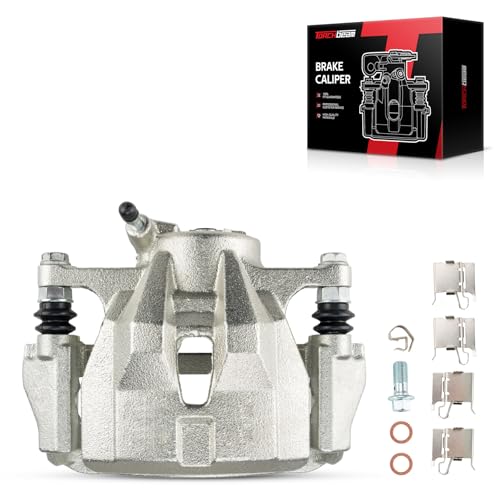 Image of Torchbeam Front Brake Caliper Right for Toyota 2009-2018 Corolla, Toyota 2019 Corolla 1.8L, Scion 2008-2014 xD, Toyota 2009-2013 Matrix 1.8L, Front Right Caliper Replace # 19B3435