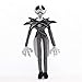 Uiuoutoy - Peluche a forma di re di zucca, Jack Skellington e zero, colore: Nero