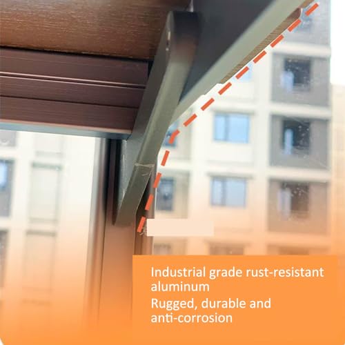 Table de balcon pliable et meuble de balustrade suspendu pratique - 5