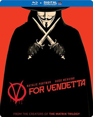 V For Vendetta" - STEELBOOK: [Embossed] Blu-ray (Region-Free)