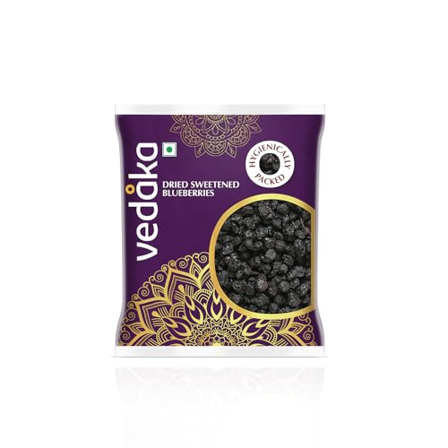 Image of Amazon Brand - Vedaka Dried Sweetened Blueberries | 100 Gram | Whole | No Added Preservatives