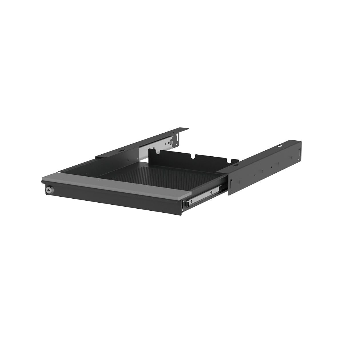 Penn Elcom Kleine Schwarze abschließbare belüftete Laptop-Schubladen, EX-6101B