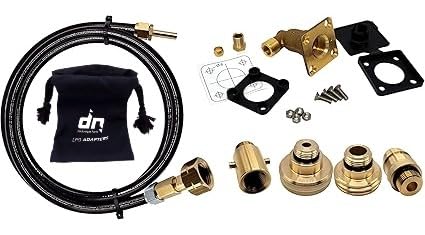 Kit de remplissage GPL complet avec adaptateurs ACME DISH BAYONET EURONOZZLE et valve