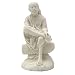 Resin Lord Sai Baba Statue Car Dashboard Décor Indian Religious Figurine