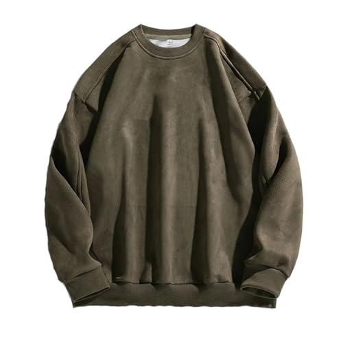 Sweat-shirt polaire unisexe coupe ample pour automne et hiver GUOYUXIAO