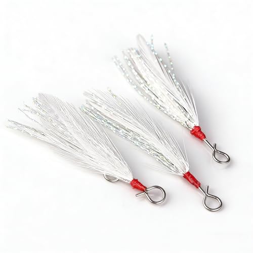 60 piezas de colgantes de pluma para señuelos miniatura 1