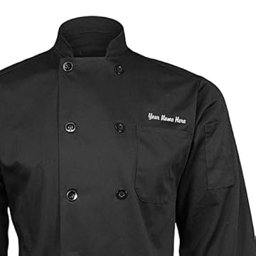 chef coats with embroidery