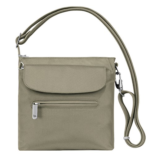 Travelon Anti-Theft Classic Mini Shoulder Bag, Stone, One Size