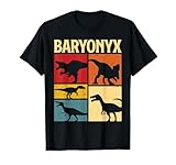 Baryonyx Retro Sillhouettes T-Shirt