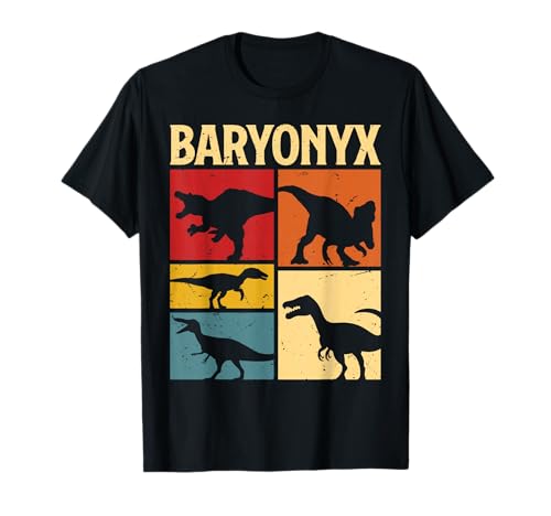 Baryonyx Retro Sillhouettes T-Shirt