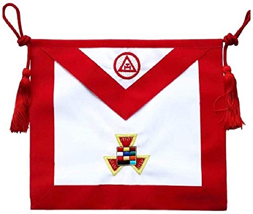 Tablier Arche Royale High Priest maçonnique en broderie main pour chapitre