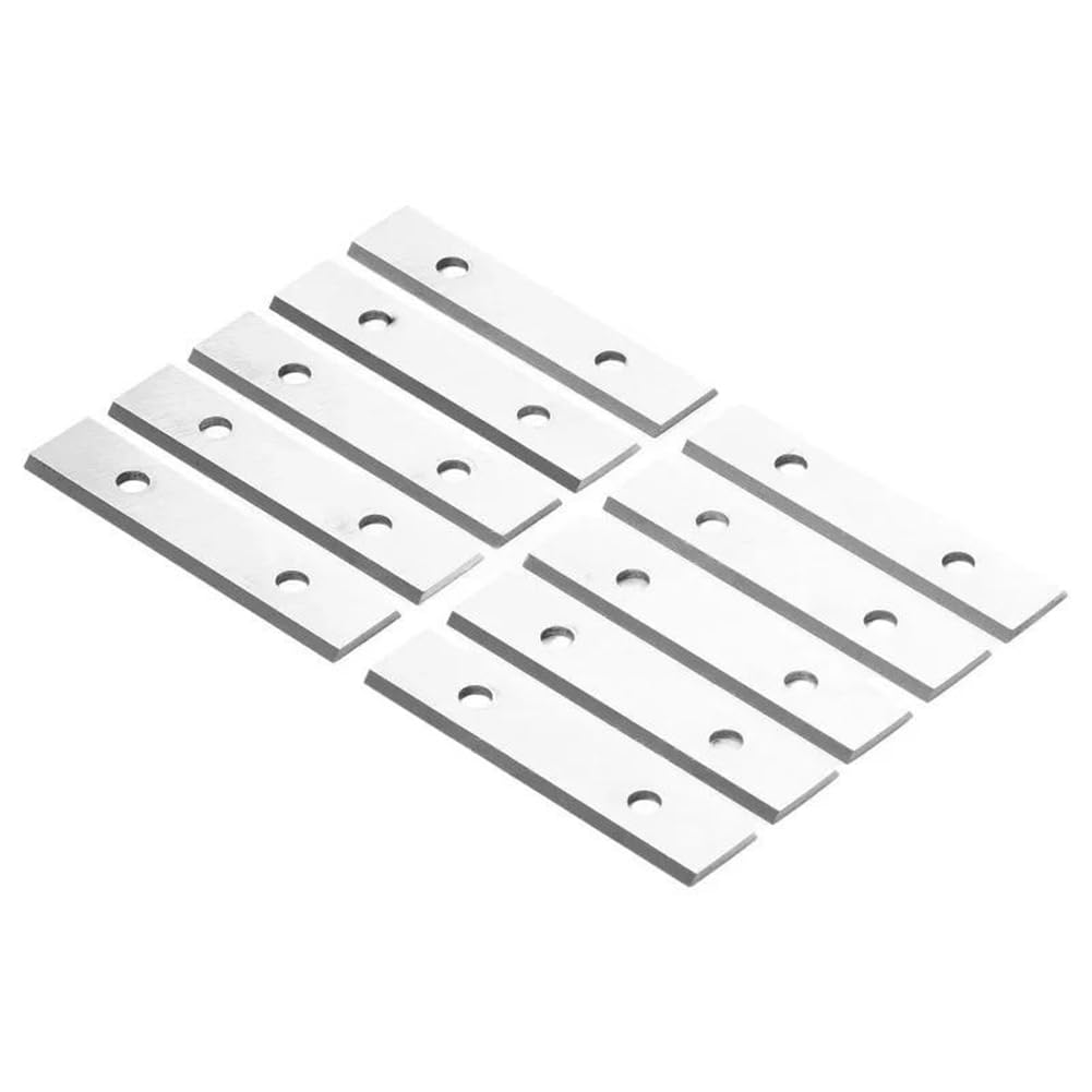 Jnchdghwa As Shown Cutter Blades 10Pcs Square Blades 50X 12 X 1.5Mm Carbide Inserts Paint Scraper Blades Rectangle Double Edged