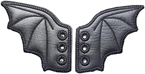 Faux Leather Batwing great for everyday wear, Comicon, Halloween, Roller Derby