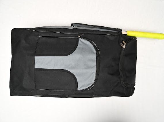 Dedicated Bat Pocket | Durable Construction | Ample Storage Space | Adjustable Shoulder Straps | Zipper (Black)-picture-12