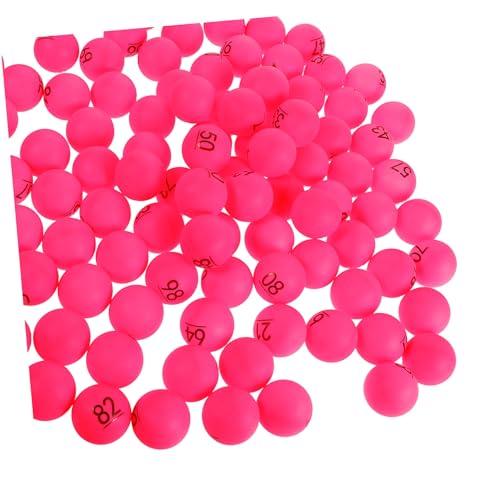 Balles numérotées facile à secouer en plastique lot de 100 réutilisables pour loterie
