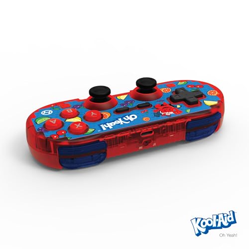 Image of Hyperkin Limited Edition Official Kool-Aid Pixel Art Bluetooth Controller - Officially Licensed - For Nintendo Switch, PC, Mac, Android, iOS (Oh Yeah)
