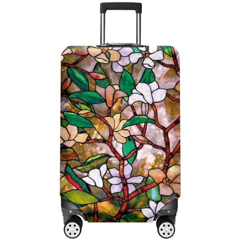Travel Luggage Cover Suitcase Protector Scratch-Resistant Fit Not Included Suitcase Magnolia Window Film XL-30-32in - Main Image