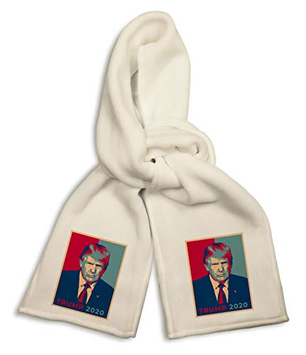 White Winter Scarf - United States USA President Presidential Election Voting 2020 Donald Trump Republican Party White House Candidates (Trump)