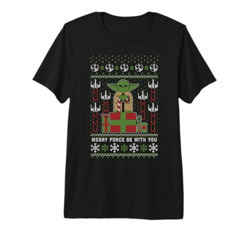 T-shirt Star Wars Yoda de Noël style pull pour fan de la saga