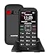 ALIGATOR Senioren-Großtasten 4G/LTE Handy AZA720B mit SOS-Knopf und SOS Locator. Farbdisplay 1,8“, Dual SIM, Farbe schwarz-Silber.