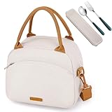 Bolsa del Almuerzo,Lonchera termica para mujer Hombre,Bolsa de almuerzo con aislamiento de gran capacidad tela Oxford A...