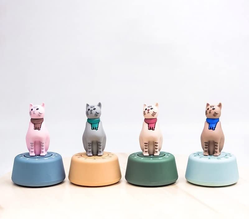 Kreatywny minutnik kuchenny, Lazy Cat, kuchenny timer, do 60 minut(Gray)