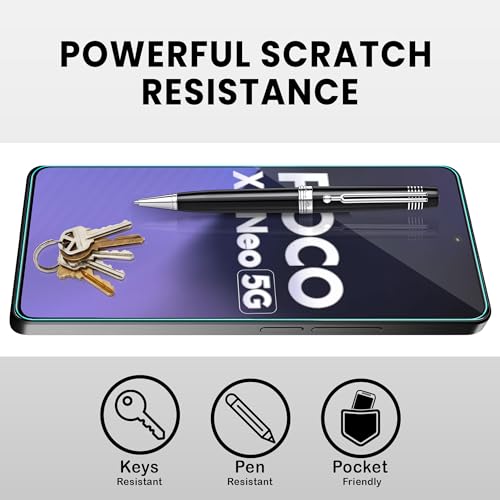 Image of ArmourPro Military Grade Gorilla Tempered Glass Compatible For Redmi Note 13 Pro Plus, Note 13 Pro and Poco X6 Neo (6.67 Inch) With Installation Kit | Edge To Edge Coverage | Black, Pack of 2