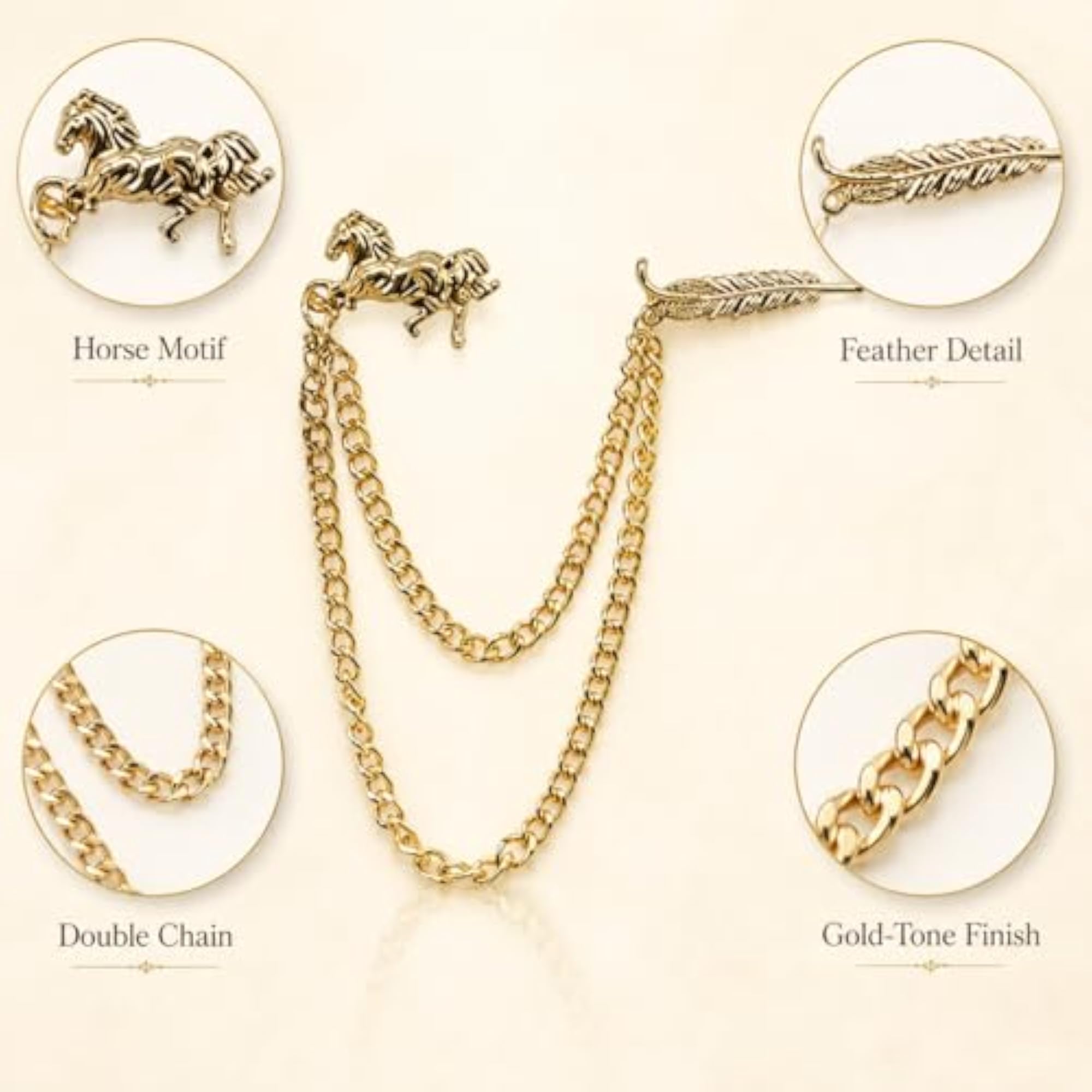 Wedding Label Pin Brooch, Multicolor Metal Brooch for Men